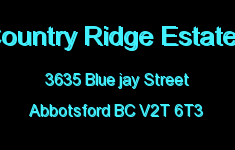 Country Ridge Estates 3635 BLUE JAY V2T 6T3